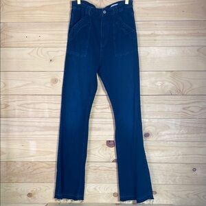 Frame Denim Dark Blue Flare Jeans